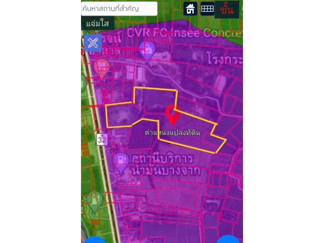 A04 ขายที่ดินผังสีม่วง 65 ไร่ ติดถนนสายเอเชีย 32