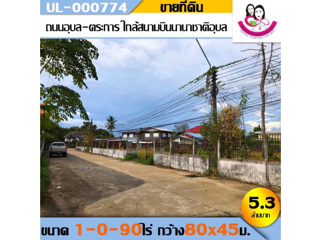 ขายที่ดินทำเลดี (โฉนดครุฑแดง) พร้อมรั้ว4ด้าน  ใกล้ รพ.สรรพสิทธิประสงค์