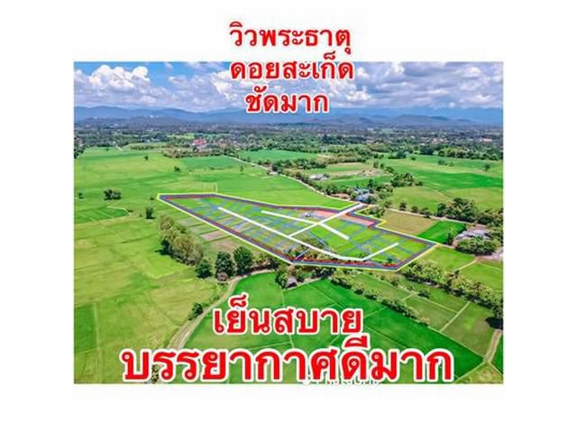 ที่ดินเริ่ม60ตรว270,000บ ดอกแดง สง่าบ้าน ดอยสะเก็ด