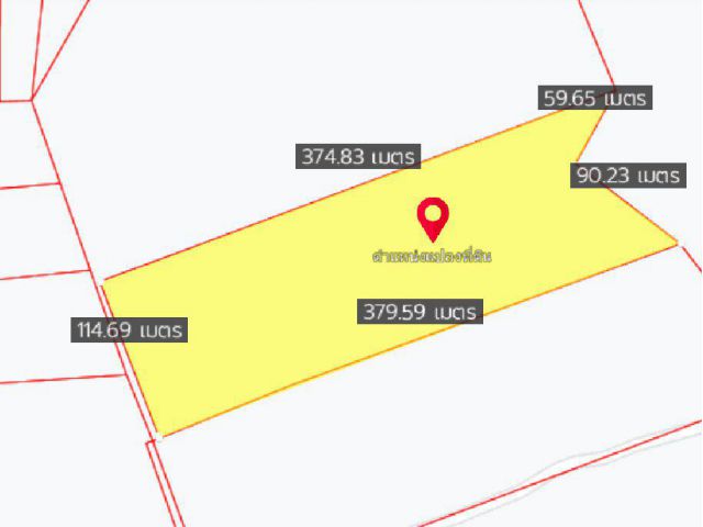 ขายที่ดินลาดกระทิง 26 ไร่ ใกล้ถนนเส้น 3017 - 500 เมตร สนามชัยเขต จ.ฉะเชิงเทรา