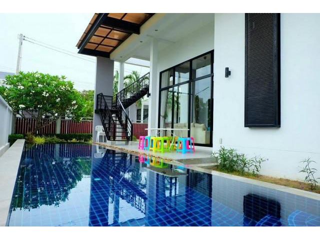 ให้เช่าบ้าน 100 ตรว. Pool Villa หัวหิน โครงการ We by Sirin ตกแต่ง