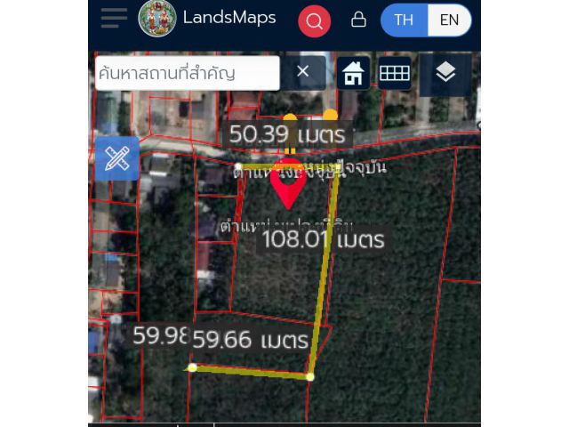 Vายที่ดินเปล่า ต.ทุ่งใหญ่ หาดใหญ่  เนื้อที่ 3ไร่1งาน29ตรว ถมแล้ววางท่อ50ท่อน หน้าดินกว้าง 50 ลึก100ม.  น้ำไฟพร้อ