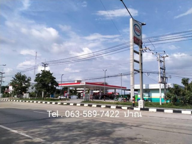 ขายด่วน ที่ดินพร้อมกิจการปั้มน้ำมัน ESSO บนเนื้อที่ 5-2-44.9 ไร่ ถนน 321 ต.สระยายโสม อ.อู่ทอง จ.สุพรรณบุรี