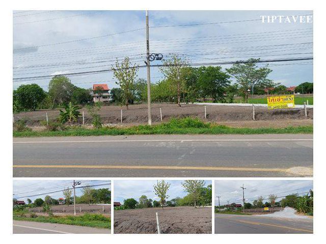 00011 ให้เช่าที่ดินสุพรรณบุรี 600 ตรว ติดถนน 3351 บางสาม-บางปลาม้า  Rent SuphanBuri Land on Bangsam-Bangplama Roadside