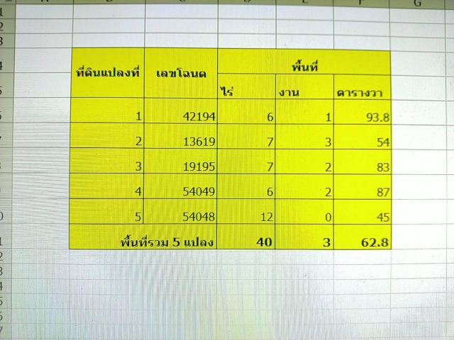 ที่ดิน 40ไร่ 3งาน