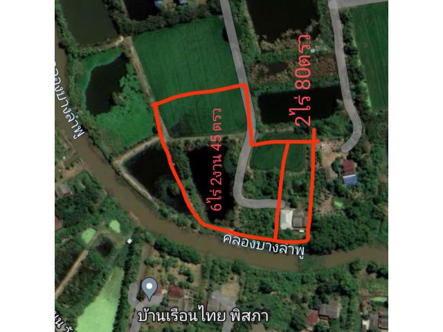 ขายที่ดินพร้อมบ้านไม้ ติดคลองบางลำพู ต.ท่าไข่ อ.เมือง จ.ฉะเชิงเทรา