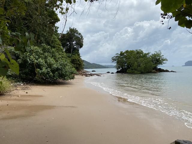 AS004 ขายที่สวยด้านหน้าติดทะเลมีหาดทรายและแหล่งน้ำจืดส่วนตัวสาธารณูปโภคครบคันขนาดที่ดิน 53 ไร่เดินทางสะดวก เกาะยาว พังงา