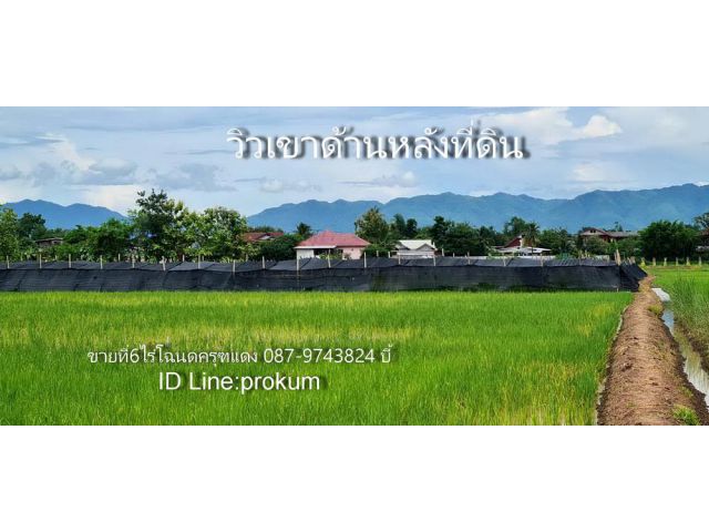 ขายที่ 6 ไร่ติดถนนบายพาส