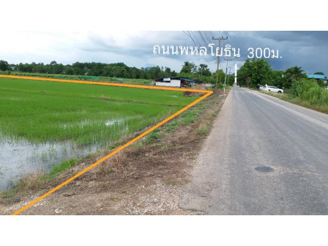 ขายที่ดิน 6 ไร่ 2 งาน 20 ตรว. ไร่ละ 230,000.-พร้อมโอน *ห่างถนนพหลโยธิน300ม. เหมาะ ที่อยู่อาศัย เกษตรพอเพียง ทำโคกหนองนา