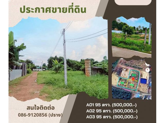 ขายที่ดินเปล่า อยู่ในพื้นที่ชุมชน เจ้าของขายเอง