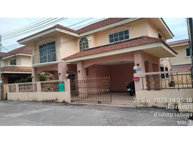 H236 ขายบ้านเดี่ยว 2 ชั้น 4 ห้องนอน โครงการ วันเดอร์แลนด์ House for sale Sukhumvit Road Near Motorway.