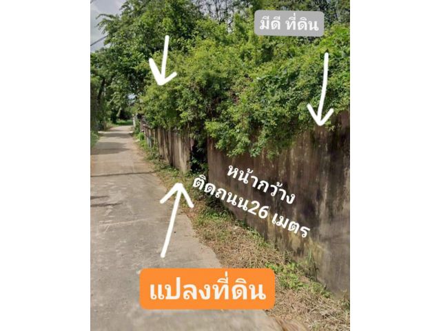 ขายที่ดินเปล่า 1 ไร่ 40 ตรว.ในเขตเทศบาลตลาดอินทร์บุรี