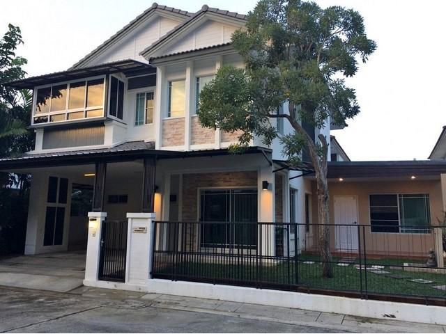 House for sale ขายบ้านเดี่ยว2ชั้น 63 ตร.ว บ้านปรับปรุงใหม่ หมู่บ้านมัณฑนาแจ้งวัฒนะ-ราชพฤกษ์ ใกล้ทางด่วนแจ้งวัฒนะ บ้านหัน