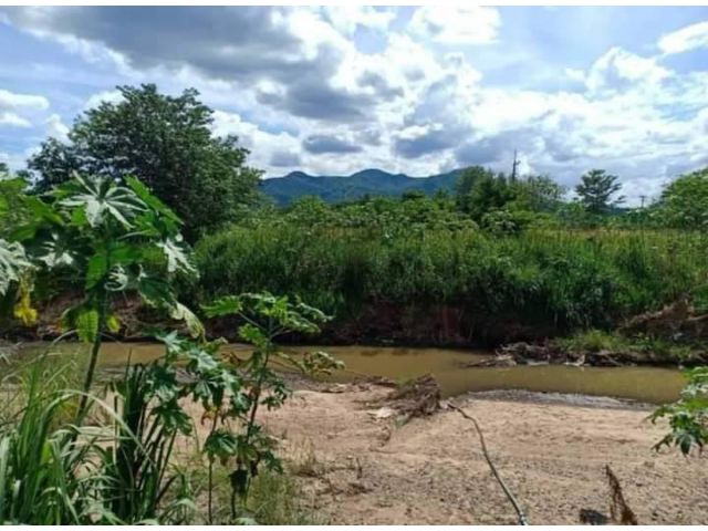 ขายที่ดินติดแม่น้ำวางวิวดอยห่่างถนนหลักเพียง 600เมตร