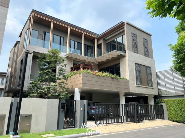 บ้านหรู หลังริม ติดถนนกรุงเทพกรีฑาตัดใหม่ แต่งสวย ️ครบ ️พร้อมอยู่ Vana Residence Rama 9-Srinakarin