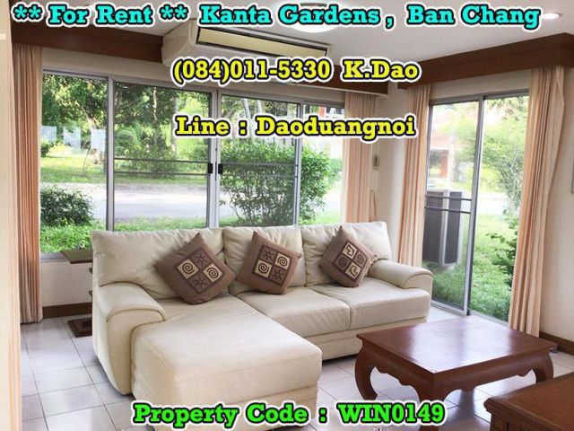 Kanta Gardens, Ban Chang *** House for Rent ***