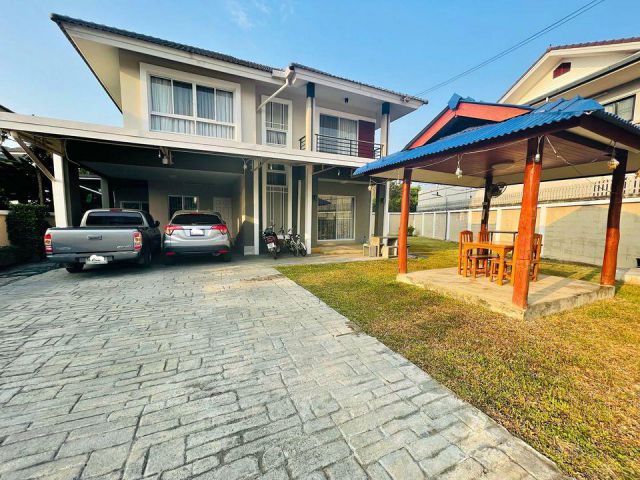 H525-2 storey house for sale, corner house, (kankanokville15) Nong Phueng, Saraphi, Chiang Mai