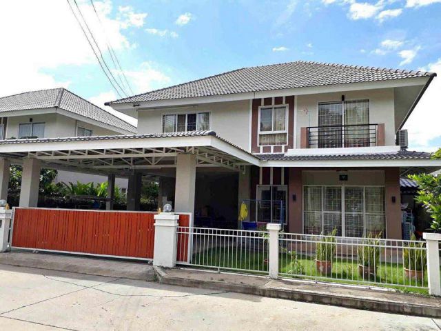 H592-2-story house for sale (Kankanok Ville Village 9), San Klang, San Kamphaeng, Chiang Mai.