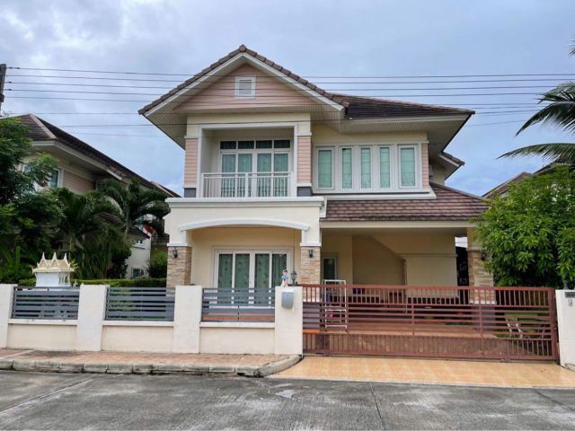 H595-Sell 2-storey house, 3 bedrooms, 80 sqw, Nong Jom, San Sai, Chiang Mai