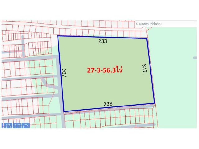 ขายด่วน 27 ไร่ใกล้หาดพลา เพียง 2.3 กม