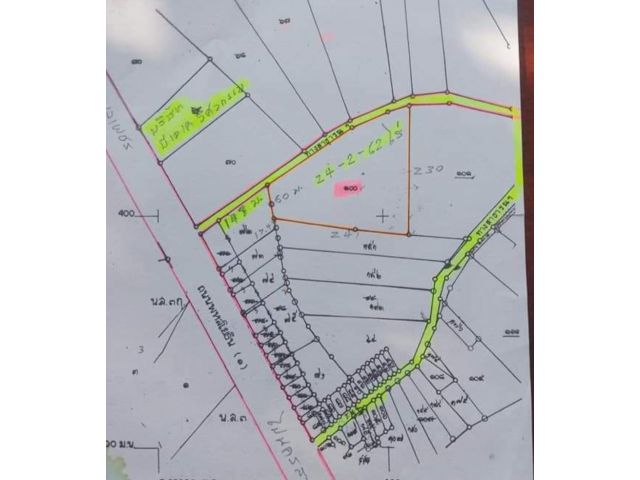 ขายที่ดิน  24-2-62  ไร่ ถนนพหลโยธิน นครสวรรค์-กำแพงเพชร  ใกล้แยกหนองสังห์