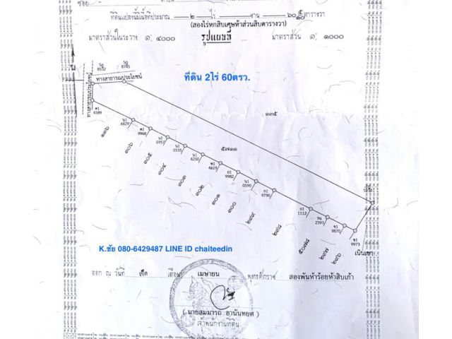 @@ขายที่ดินเหมาะพัฒนาอสังหาริมทรัพย์ หรือสร้างโกดัง,คลังสินค้าขนาดเล็ก ที่ดินเนื้อที่ 2ไร่ 60ตรว.ติดทางสาธารณะ@@