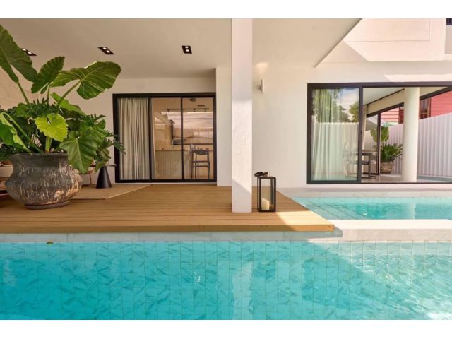 ให้เช่า / ขาย Pool villa modern art luxury Fully furnished ในโครงการ ใกล้โรงเรียนนานาชาติ 7 แห่ง หางดง (สันผักหวาน)