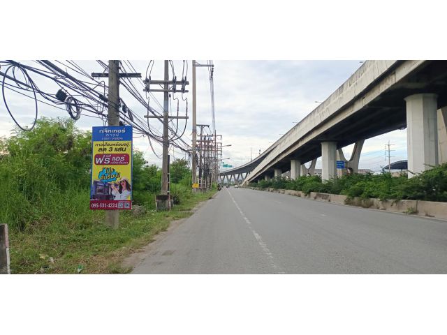 ขายที่ดิน 16 ไร่ ติดถนนบางนา-ตราด กม.43 ต.บางวัว อ.บางปะกง จ.ฉะเชิงเทรา