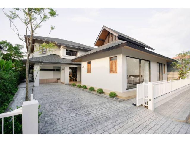 *ZEN HOUSE* บ้านเดี่ยวพร้อมเรือนรับรอง หลังบ้านติดริมน้ำโอบล้อมด้วยต้นไม้ใหญ่