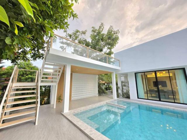 ขายบ้าน Modern Luxury Pool Villa ในหมู่บ้านวังตาล เนื้อที่ 94 ตร.ว. ราคา 10.99 ล้าน