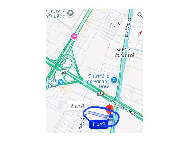 ขายที่ดิน ถ.ทวีวัฒนา  ห่างจาก ถ.บรมชนนี 150 เมตร