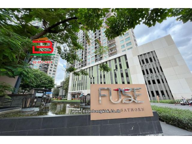 คอนโดมิเนียม โครงการ Fuse Chan-Sathorn (ฟิวส์ จันทน์-สาทร) เนื้อที่ 56.70 ตารางเมตร เขตสาทร กรุงเทพมหานคร