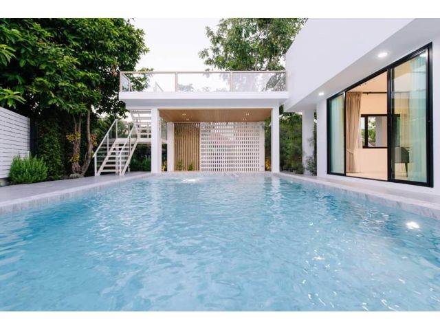 ขายบ้านเดี่ยวชั้นเดียว สไตล์ Modern Luxury Pool Villa ในโครงการคุณภาพ อำเภอหางดง เขียงใหม่ (สันผักหวาน)