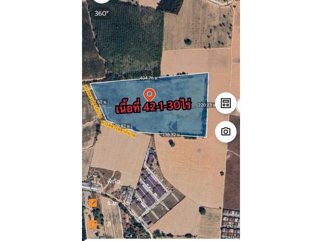 ขายด่วนที่ดินบึงศรีราชา​42-1-30 ไร่​​ไร่ละ​3ล้าน​ ต.บึง​ อ.ศรีราชา​ จ.ชลบุรี ที่ดินติดถนนทางหลวงสุขาภิบาล