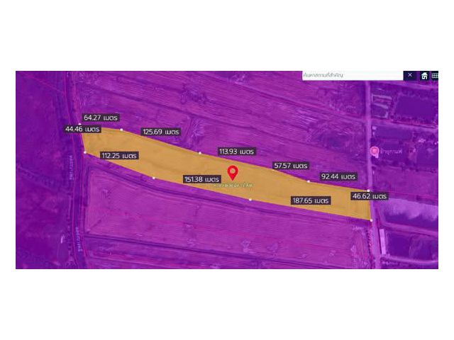 ขายที่ดินเปล่าผังสีม่วง 17ไร่ ที่ดินทำโรงงาน บางพลีน้อย สมุทรปราการ
