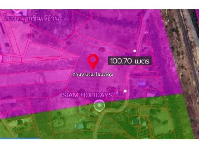 NT339 ขายที่ดิน 11 ไร่ ผังม่วง ต.หนองกอมเกาะ อ.เมือง จ.หนองคาย