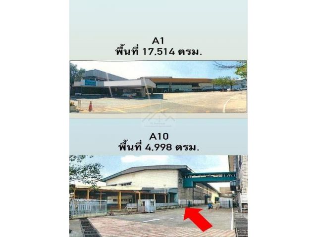 ให้เช่า อาคาร สำนักงาน พร้อมโรงงาน - โกดัง ปู่เจ้า สมุทรปราการ พื้นที่ 17,514 ตร.ม. และ 4,998 ตร.ม. ทางเข้าติดถนนปู่เจ้า