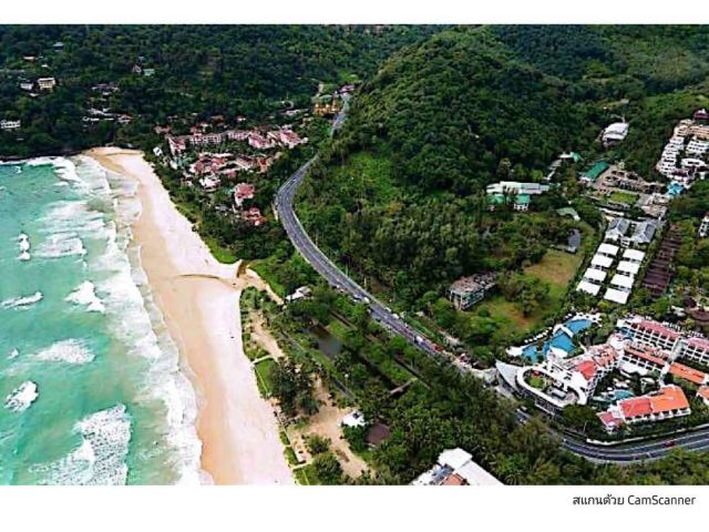 Prime sea view land for sale in Karon