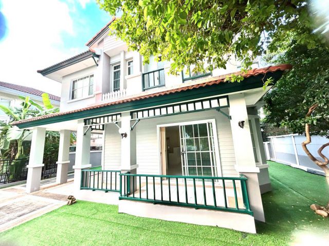 ให้เช่าบ้านเดี่ยว 2 ชั้นพร้อมอยู่ หมู่บ้านมัณฑนา ราชพฤกษ์ / For Rent: 2-storey detached house, Manthana Rachapruek