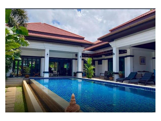 PK769 ให้เช่าบ้านเดี่ยว  Pool villa for rent ~ Bangjo Phuket  บ้านขนาด 4 ห้องนอน 5 ห้องนำ้️