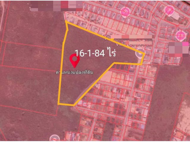 ขายที่ดินชะอำ เนื้อที่ 16-1-84 ไร่ วิวภูเขา ถนนเพชรเกษม เพชรบุรี ใกล้ทะเล