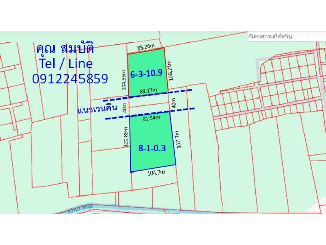 ที่ดิน 15 ไร่ ติดถนนตัดใหม่ นครอินทร์-ศาลายา ทั้ง2 ฝั่ง