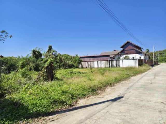 ขายที่ดินติดถนนเลียบรถไฟสารภีโฉนดพร้อมโอน